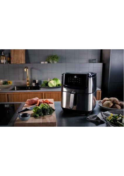 Paslanmaz Çelik Airfryer, Sağlıklı ve Hızlı Pişirme Cihazı