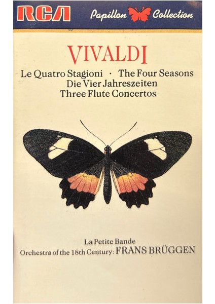 Vivaldi, La Petite Bande, Sigiswald Kuijken, Orchestra Of The 18TH Century, Frans Brüggen – Le Quatro Stagioni The Four Seasons Die Vier Jahreszeiten / Three Flute Concertos