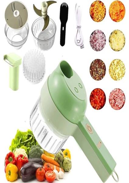 Kablosuz Mini Rondo Doğrayıcı Blender, Şarjlı, Yeşil, Pratik ve Hızlı Kullanım fiyatları