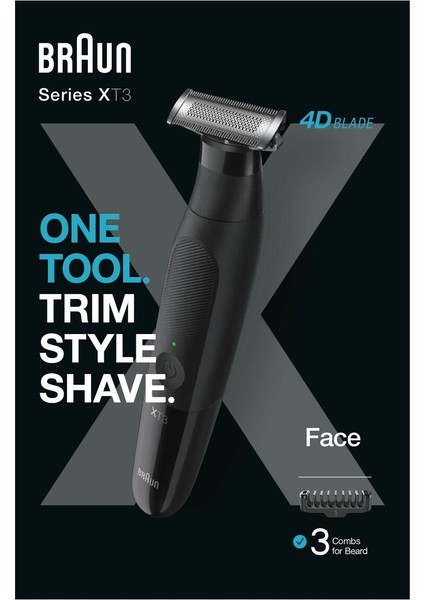 Siyah Sakal Şekillendirme ve Tıraş Makinesi, Keskin ve Kolay Kullanım