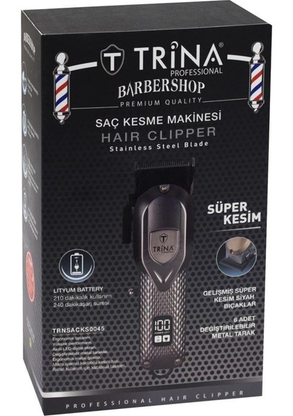 Saç ve Ense Kesme Makinesi, Pratik ve Şık, Beyaz Renkli, Güçlü Performans.