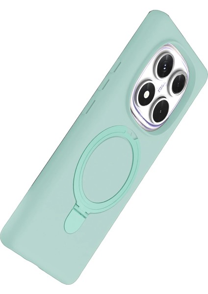 Msa-Shop Newface Xiaomi Redmi Note 14 Pro 5g Regal Magsafe Standlı Kapak - Su Yeşili fırsatları