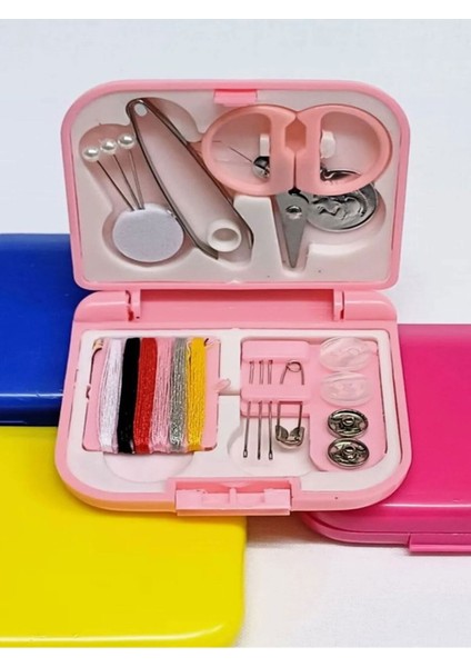 Renkli Mini Dikiş Seti, Pratik ve Taşınabilir Seyahat Dikiş Kiti fırsatları