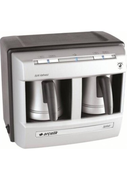 K3190 Gri Türk Kahve Makinesi, Kaliteli ve Şık Tasarım, Kolay Kullanım