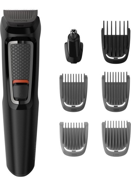 Şık Erkek Bakım Seti, 7'li, Saç ve Sakal Şekillendirici, Siyah fiyatları