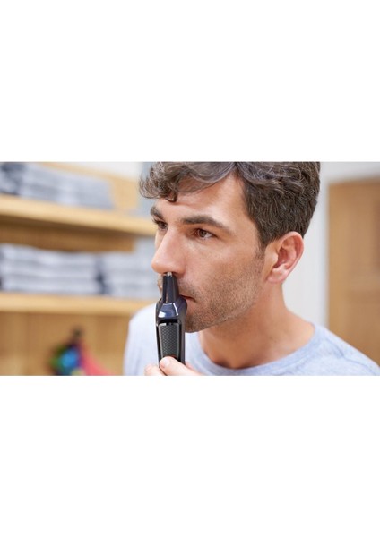 Şık Erkek Bakım Seti, 7'li, Saç ve Sakal Şekillendirici, Siyah