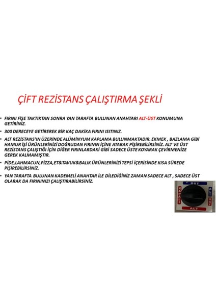 Pratik Mini Fırın 2000W, Lahmacun, Pizza, Pide, Tavuk, Et, Hamarat, Çift Rezistans