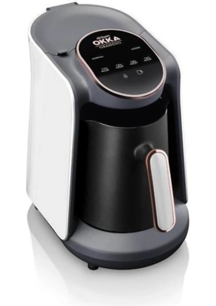 OK005-B Okka Grandio Türk Kahvesi Makinesi - Şık ve Kullanışlı Beyaz