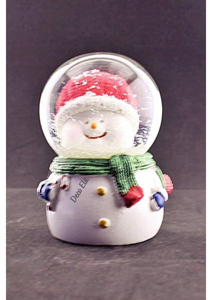 Yılbaşı 2023 Noel Kardan Adam Orta Boy Işıklı Kar Küresi 9 cm fiyatları