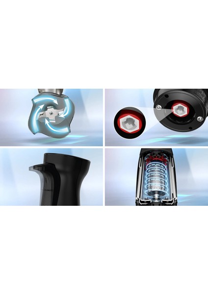 Beyaz Çok Amaçlı Blender, Güçlü ve Şık Tasarım, Hızlı ve Pratik Kullanım modelleri