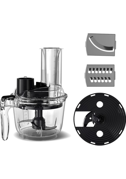 Gri Çok Fonksiyonlu Mutfak Blender Seti, Doğrama ve Çırpma Özellikli fırsatları