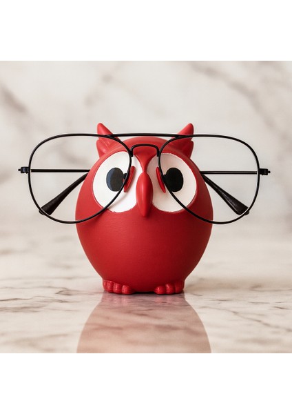 Baykuş Gözlük Standı – Masaüstü Organizer Dekoratif Gözlük Tutucu indirimleri