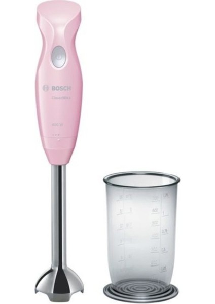 El Blender 400W Pembe-Gri, Pratik ve Şık Mutfak Cihazı