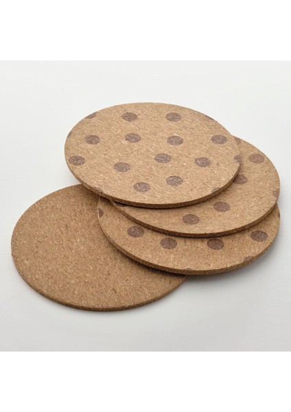 Bardak Altlığı, Mantar, 10 Cm, 4 Adet modelleri