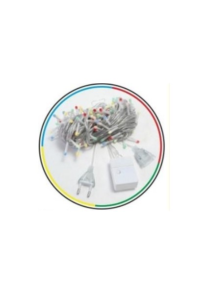 Winnboss WN-1182 Rgb Renkli 10 Metre Dekoratif LED Yılbaşı Işığı 5 Watt Aydınlatma AC220V
