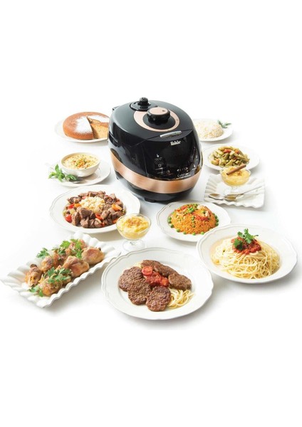 Çok Programlı Basinçli Pişirici, Siyah, Pratik ve Çok Fonksiyonlu Elektrikli Cihaz modelleri