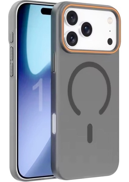 Iphone 17 Pro Kılıf Sert Mika Magsafe Şarj Özellikli