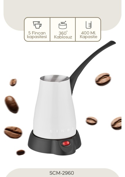 Mavi Elektrikli Cezve ile Türk Kahvesi Keyfi, Şık ve Kullanışlı Tasarım