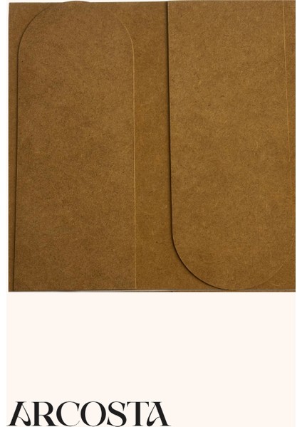 Ham Mdf Kare Duvar Paneli 40*40 Ahşap Duvar Paneli Boyanabilir Ham Mdf ( 2 Adet)