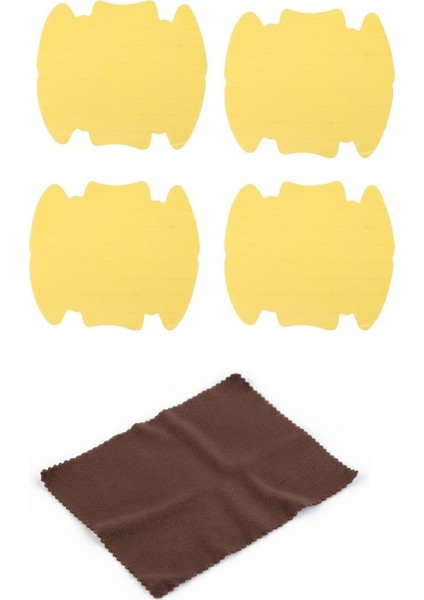 5li Set Araba Kapı Kolu Koruyucu Çizilme Önleyici Şeffaf Sticker Film Koruma Seti fiyatları