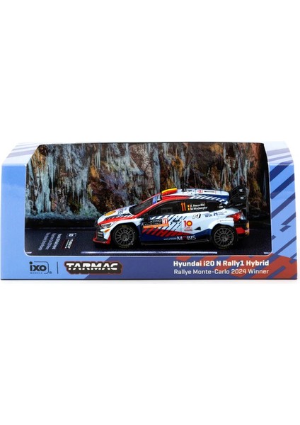 Tarmac Works x Ixo Models 1/64 Hyundai I20 N Rally1 Hybrid Rallye Monte-Carlo 2024 Winner #11 fiyatları