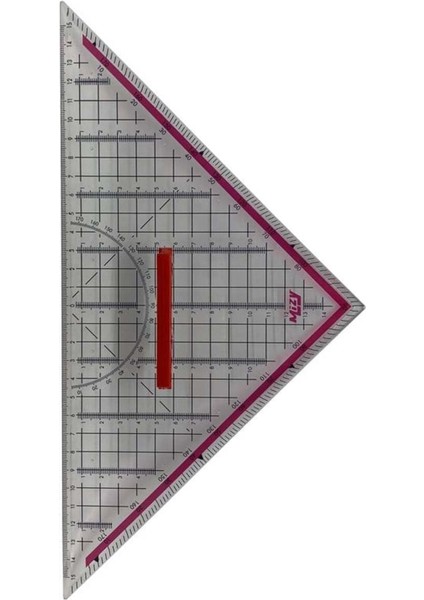 Kahverengi 32 cm Üçgen Cetvel, Gemici ve Tekstil Tasarımı Için Ideal fırsatları