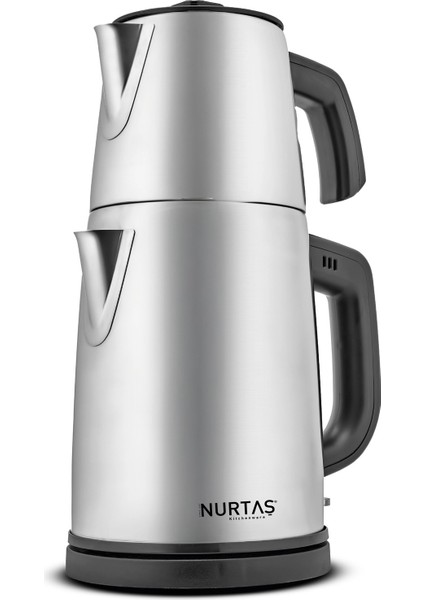 Gri Elektrikli Çay Makinesi, Hızlı ve Pratik Demleme Özelliği