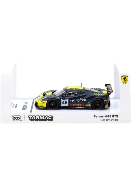 Tarmac Works x Ixo Models 1/64 Ferrari 488 Gt3 Gulf 12 Hours 2019 #46 fiyatları