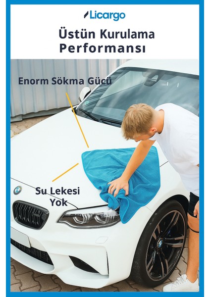 70-50 cm Oto Kurulama Bezi Araç Bez ve Sünger Mikrofiber Temizleme Yıkama Cam Araba Kurulama Temizlik Silme Bezleri Havlusu Mavi fiyatları