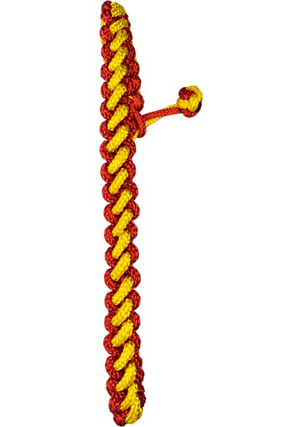 Sarı Kırmızı Ince Paracord Bileklik