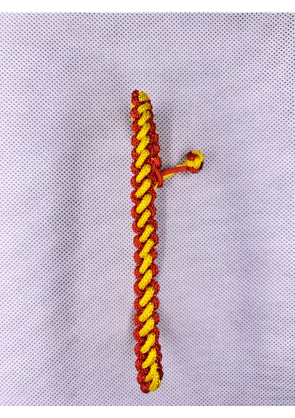 Sarı Kırmızı Ince Paracord Bileklik fiyatları
