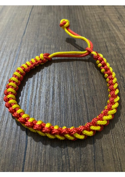 Sarı Kırmızı Ince Paracord Bileklik fırsatları