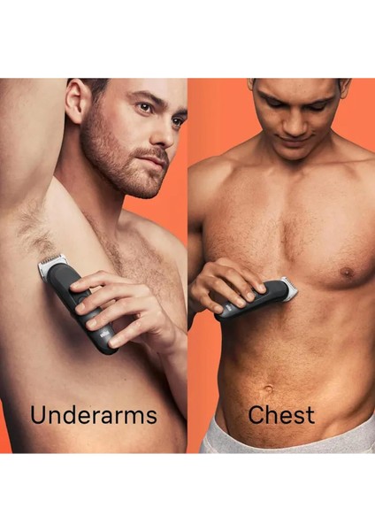Cilt Dostu Body Groomer, Skinshield Teknolojisi, 80DK Çalışma, 3 Parça Siyah fırsatları