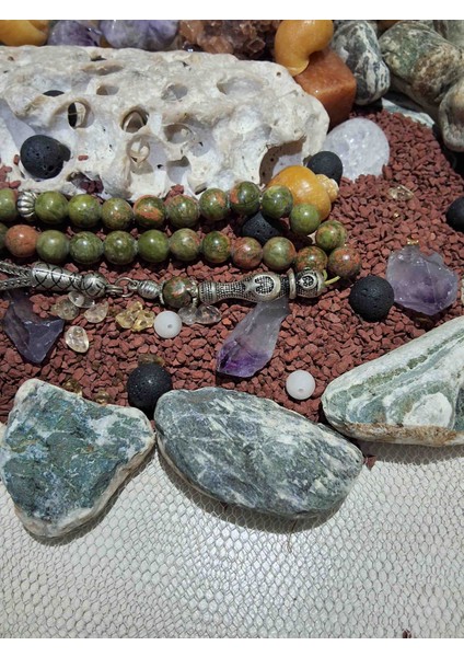 Unakit Tesbih – Doğal Taş ile Şifa ve Zihinsel Denge fiyatları