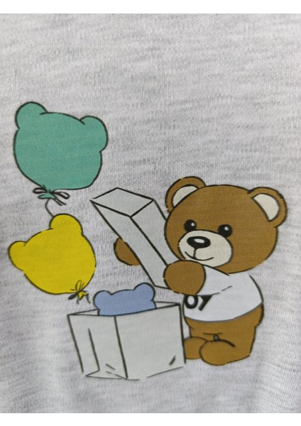 Erselbaby Bebek Pamuklu Ayıcık Baskılı Tulum - Uzun Kollu ve Rahat fiyatları