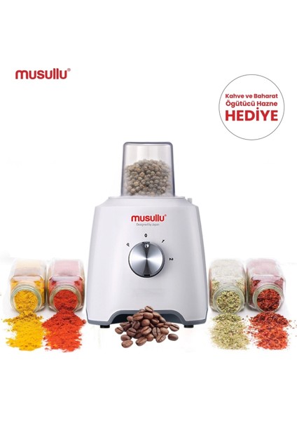 Beyaz Çok Amaçlı Blender Msl 2035 Bl, Güçlü ve Şık Tasarım fiyatları
