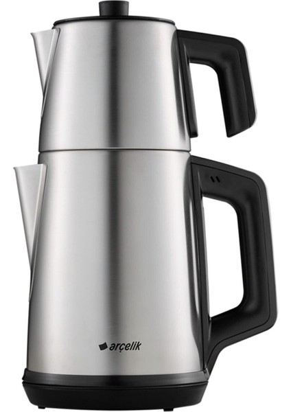 Gri Paslanmaz Çelik Çay Makinesi – Pratik ve Dayanıklı Tasarım