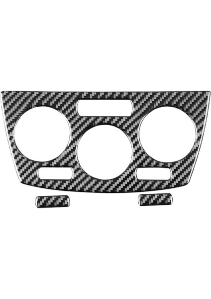 Subaru Forester 2009-2012 Yumuşak Karbon Fiber Araç Merkezi Kontrol Hava Çıkış Kapağı Trim Sticker Aksesuarları (Yurt Dışından)