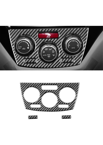 Subaru Forester 2009-2012 Yumuşak Karbon Fiber Araç Merkezi Kontrol Hava Çıkış Kapağı Trim Sticker Aksesuarları (Yurt Dışından) fırsatları