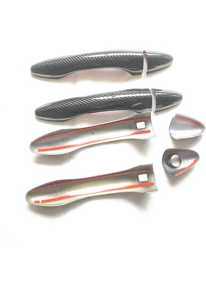 Kia Optima K5 2011-2015 Aksesuarları Dış Kapı Kolu Kaplaması Akıllı Kilit Delikli Abs Karbon Fiber Kaplama (Yurt Dışından) indirimleri