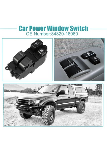 Toyota Mr2 T100 Tacoma Aksesuarları Için Elektrikli Cam Kontrol Anahtarı Değişimi 84820-16060 (Yurt Dışından) fırsatları