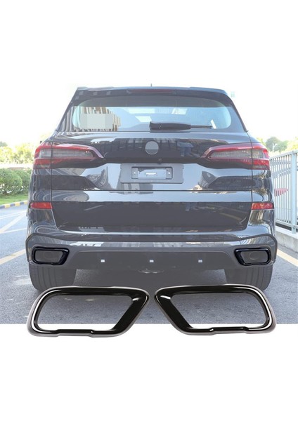 Bmw X5 G05 2021 2022 Araç Egzoz Susturucusu Kuyruk Borusu Kaplaması Paslanmaz Çelik Dış Aksesuarlar (Yurt Dışından) modelleri