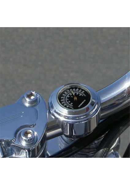 22-25 mm Motosiklet Saat Termometresi Sıcaklık Ölçer Su Geçirmez Motosiklet Şekillendirici Aksesuarları Motosiklet Gidonu Siyah (Yurt Dışından) modelleri