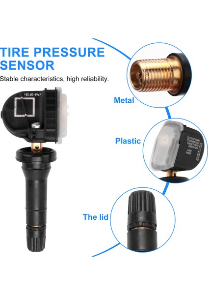 Ford Focus Ranger EV6T-1A180-CB Yeni Için Tpms Lastik Basınç Sensörü (Yurt Dışından)