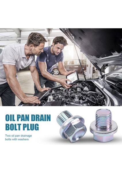 Acura Honda Accord Civic 90009-R70-A00 Için 2 Adet Yağ Karteri Tahliye Cıvatası ve Rondelası (Yurt Dışından) fırsatları