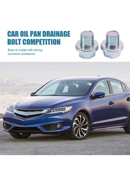 Acura Honda Accord Civic 90009-R70-A00 Için 2 Adet Yağ Karteri Tahliye Cıvatası ve Rondelası (Yurt Dışından) indirimleri