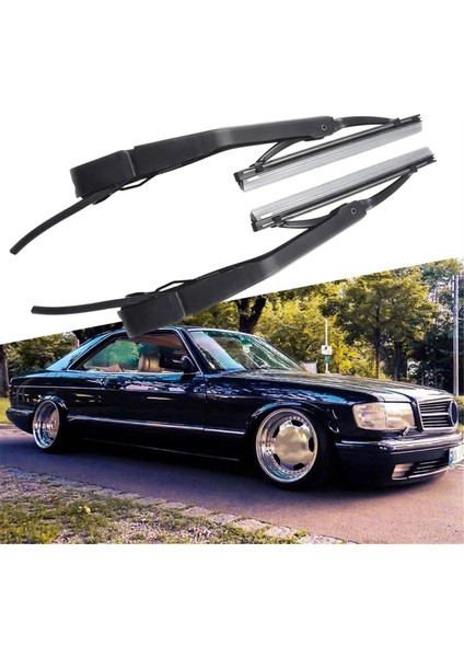 Mercedes-Benz W126 A1268204544 A1268204644 Için Far Sileceği Işık Sileceği Araç Aksesuarları (Yurt Dışından)