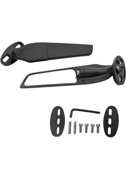 Yamaha R15 R25 R3 R1 R1S R6 R6S V2 V3 Için Motosiklet Aynaları Modifiye Rüzgar Kanadı Ayarlanabilir Döner Dikiz Aynası (Yurt Dışından) fırsatları
