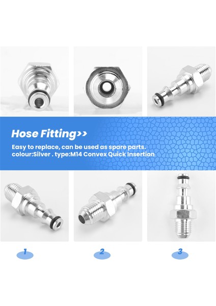 Lavor Vax Için Hızlı Bağlantılı Basınçlı Yıkama Tabancası Hortum Adaptörü, M14 Dışbükey Hızlı Takma (Yurt Dışından) fırsatları