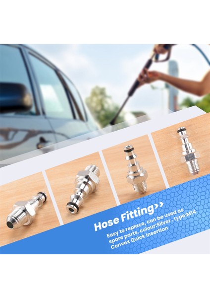 Lavor Vax Için Hızlı Bağlantılı Basınçlı Yıkama Tabancası Hortum Adaptörü, M14 Dışbükey Hızlı Takma (Yurt Dışından) indirimleri